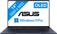 ASUS ExpertBook B9 OLED B9403CVA-KM0158X Laptop 35,6 cm (14") WQXGA+ Intel® Core™ i7 i7-1355U 16 GB LPDDR5-SDRAM 1 TB SSD Wi-Fi 6E (802.11ax) Windows 11 Pro Zwart - thumbnail