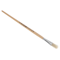 Copenhagen Pro Platte Lyonpenseel | Maat 12 | Wit Chinees varkenshaar | FSC gelakte houten steel - 23.140.12
