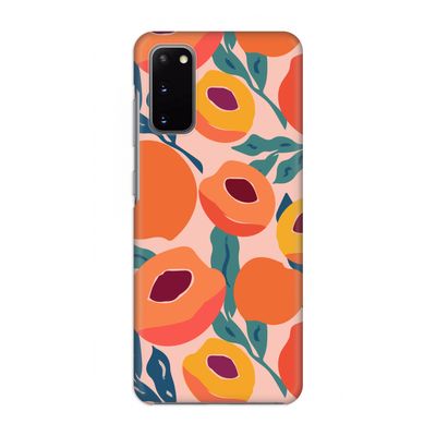 Perzik: Volledig geprint Samsung Galaxy S20 Hoesje