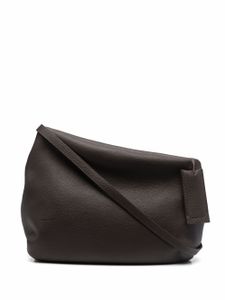 Marsèll sac porté épaule en cuir à design asymétrique - Marron