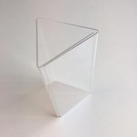 Piramidestandaard acryl 3x 1/3A4