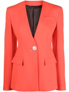 The Attico blazer Thelma à simple boutonnage - Rouge