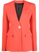 The Attico blazer Thelma à simple boutonnage - Rouge