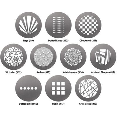 Westcott Optical Spot door Lindsay Adler Gobo Pack 1: Patterns (10-pack)