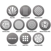 Westcott Optical Spot door Lindsay Adler Gobo Pack 1: Patterns (10-pack)