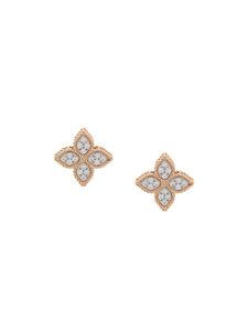 Roberto Coin puces d'oreilles Princess Flower - Rose