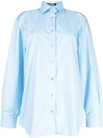 Raf Simons chemise en popeline de coton - Bleu - thumbnail