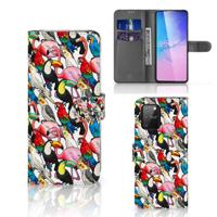 Samsung S10 Lite | Telefoonhoesje | Met pasjeshouder | Birds