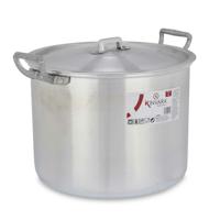 Kookpan/soeppan met deksel - Aluminium - 10 liter - alle warmtebronnen - D26 x H24 cm