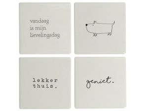 Gusta Onderzetters/wandtegels 10x10cm