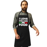 I love Italian food keukenschort   -