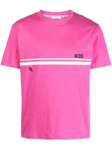 GCDS t-shirt à logo imprimé - Rose