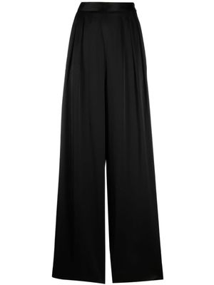 Fabiana Filippi pantalon palazzo à pinces - Noir