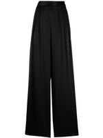 Fabiana Filippi pantalon palazzo à pinces - Noir