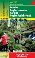Wandelkaart 237 Saualpe - Region Lavanttal - Koralpe - Region Schilcherland | Freytag & Berndt