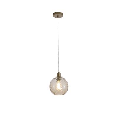 Searchlight HanglampRadiance enkel goud - 44520CP