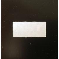 Etiket 2612 rechthoek wit perm 2slit 54