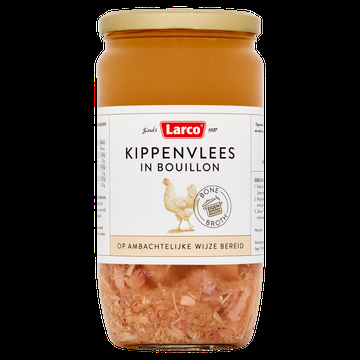 Larco Kippenvlees in Bouillon 800 ml bij Jumbo