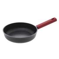 Koekenpan - Alle kookplaten geschikt - zwart/rood - dia 21 cm - Koekenpannen - thumbnail