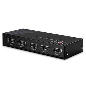 LINDY 5 Port HDMI 18G Switch HDMI-switch 5 poorten Met afstandsbediening 3840 x 2160 Pixel