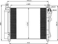 Condensor, airconditioning 35888