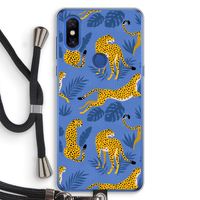 Luipaard: Xiaomi Mi Mix 3 Transparant Hoesje met koord