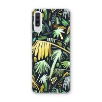 Tropical Palms Dark: Samsung Galaxy A70 Transparant Hoesje