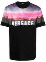 Versace t-shirt Versace Hills en coton - Noir - thumbnail