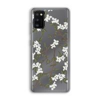 Blossoming spring: Samsung Galaxy A41 Transparant Hoesje
