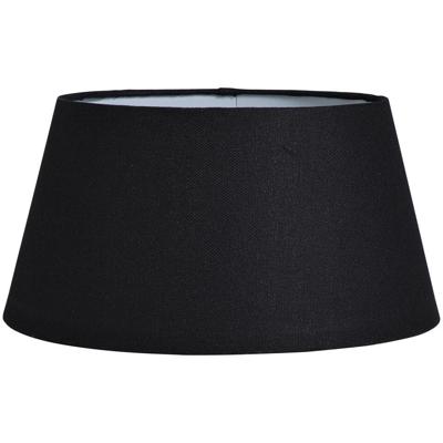Leen Bakker - Lampenkap Lika Voor Hanglamp - Ø40xØ30x21 Cm - Katoen - Zwart