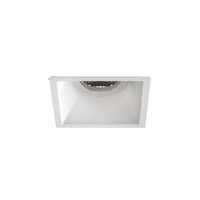 Astro - Minima Slimline Square Fixed Fire-Rated IP65 mat zwart Spot / Plafondlamp