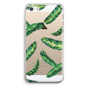 Lange bladeren: iPhone 5 / 5S / SE Transparant Hoesje