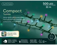 Compactverlichting 500 LED 11m Soft Multi Compactverlichting 500 LED 11m Soft Multi