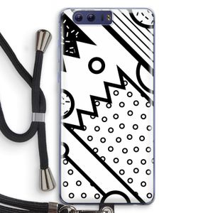Pop Art #4: Honor 9 Transparant Hoesje met koord