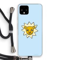 Kleine leeuw: Pixel 4 Transparant Hoesje met koord Kleine leeuw: Pixel 4 Transparant Hoesje met koord