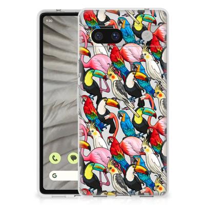Google Pixel 7A | TPU Hoesje | Birds