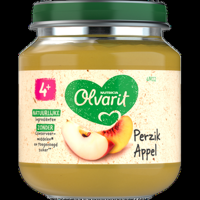 Olvarit Perzik Appel 4+ Maanden 125 g bij Jumbo