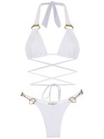 Amir Slama bikini à lanière multi-tours - Blanc - thumbnail