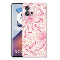 Motorola Edge 30 Fusion | TPU Case | Pink Flowers