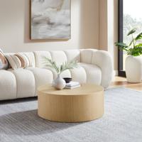 Artistiq Ronde Salontafel 'Beaux' 80cm, kleur Naturel