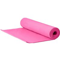 Yogamat/fitness mat roze 173 x 60 x 0.6 cm - thumbnail