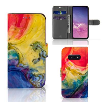 Hoesje Samsung Galaxy S10e Watercolor Dark Hoesje Samsung Galaxy S10e Watercolor Dark