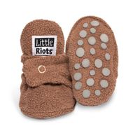 Little Riots slofjes bruin Fleece Maat - thumbnail