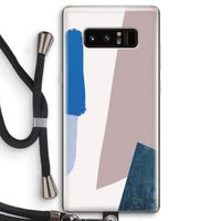 Lapis: Samsung Galaxy Note 8 Transparant Hoesje met koord