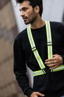 Wowow reflecterende veiligheidssjerp "kruisband refl.sash cross belt fluoresc.yellow