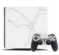 Wit marmeren ps4 skin ps4 zelfklevende sticker - thumbnail