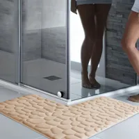 LushStep L-Vormige Badmat - Dikke, Antislip & Superzachte Mat - Voor Douche, Badkamer & Entree