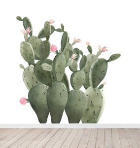 Muursticker - Prikkelige Peer Cactus