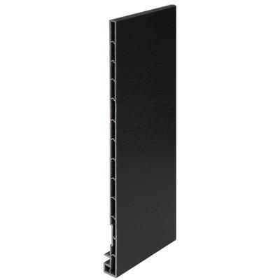 Keralit dakrand boeideel 300mm - Grafietzwart (2831)