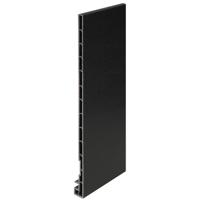 Keralit dakrand boeideel 300mm - Grafietzwart (2831)